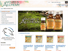 Tablet Screenshot of naturesalchemy.com